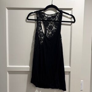 Chloe K Black Lace Tank Top